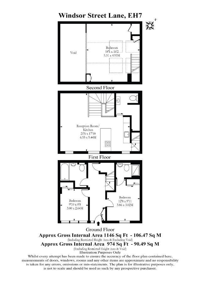 Edinburgh Modern 3-Storey 3-Bedroom City Apartment Luaran gambar